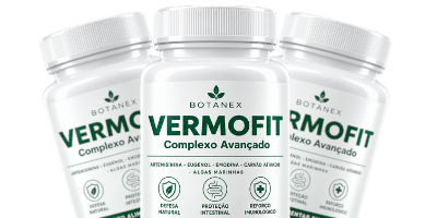Três frascos de Botanex VermoFit